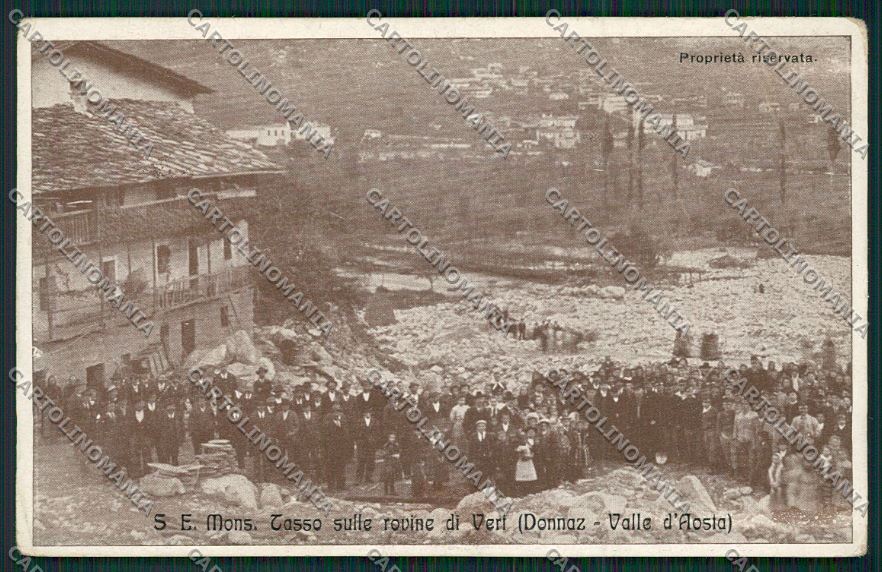 Aosta Donnaz cartolina QQ6198 – fronte