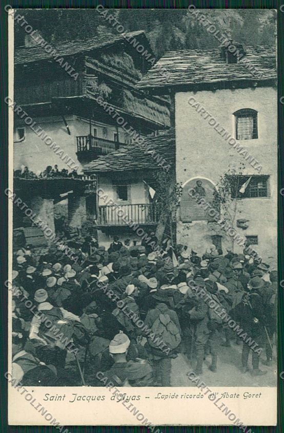 Aosta Saint Jacques Ayas cartolina QQ6202 – fronte