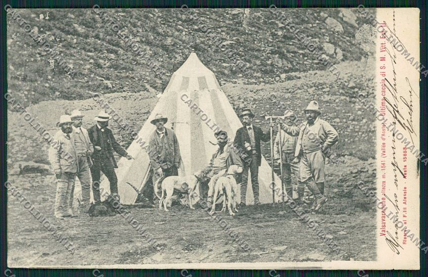 Aosta Valsavaranche Savoia cartolina QQ6203 – fronte