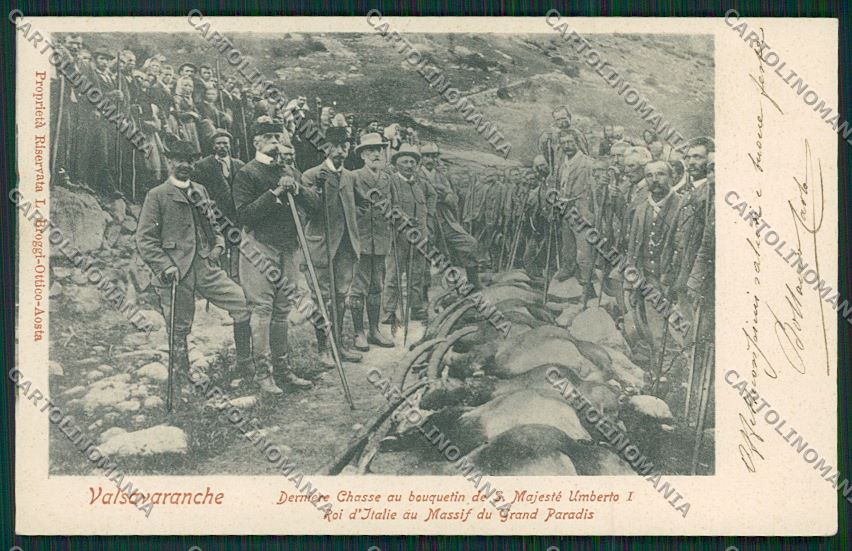 Aosta Valsavaranche Savoia cartolina QQ6204 – fronte