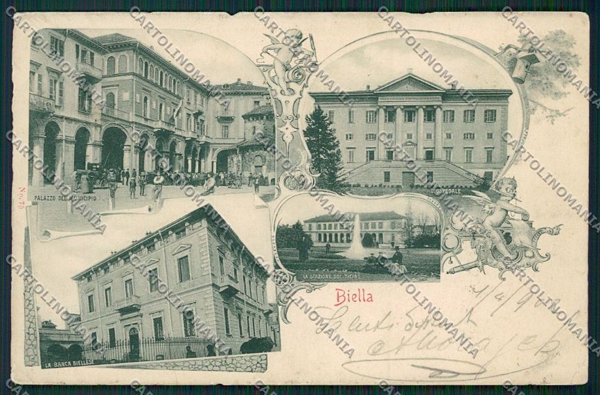 Biella città cartolina QQ6258 – fronte