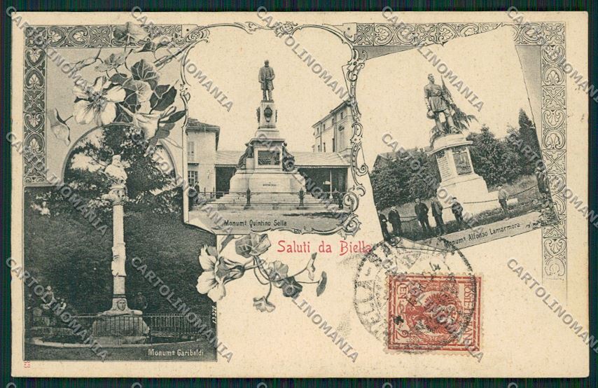 Biella città Saluti da cartolina QQ6263 – fronte