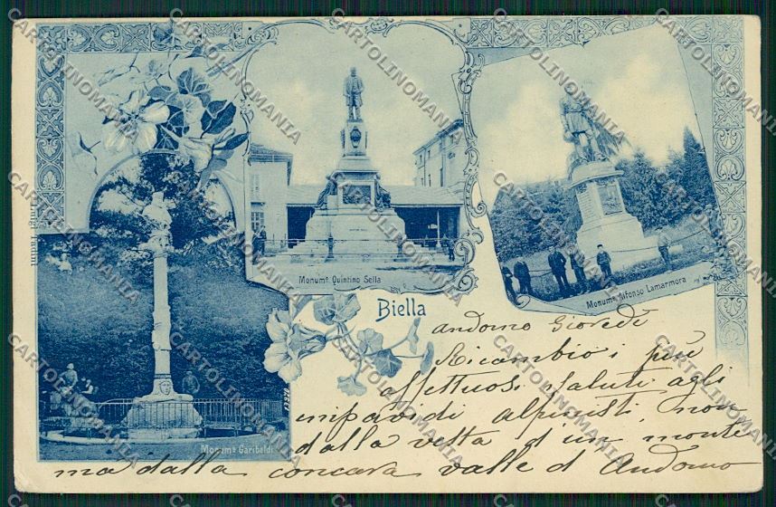 Biella città cartolina QQ6265 – fronte