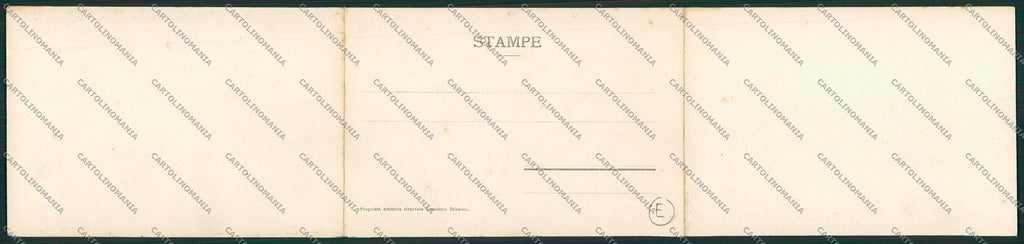 Biella città Carducci tripla cartolina QQ6267 – retro