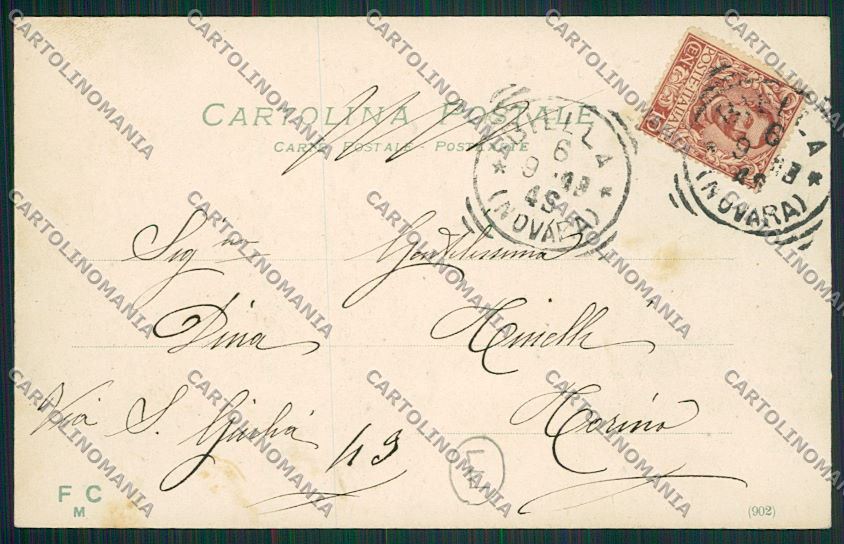 Biella città cartolina QQ6275 – retro