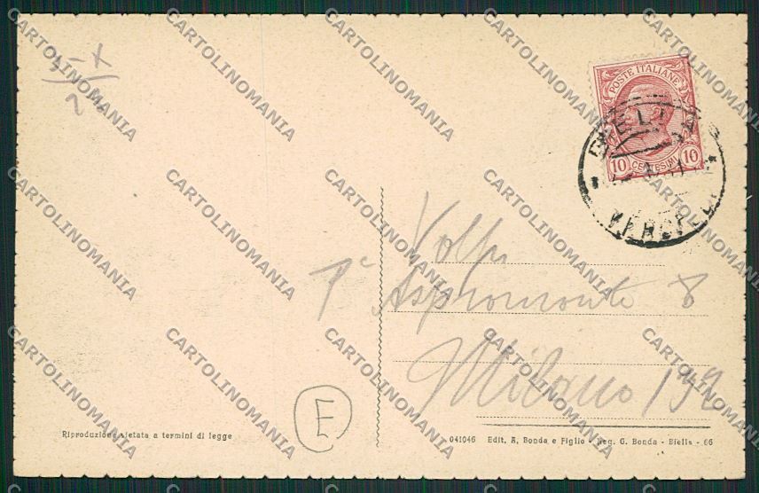 Biella città cartolina QQ6282 – retro