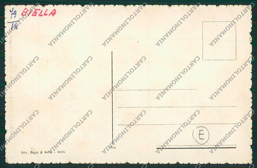 Biella città cartolina QQ6284 – retro