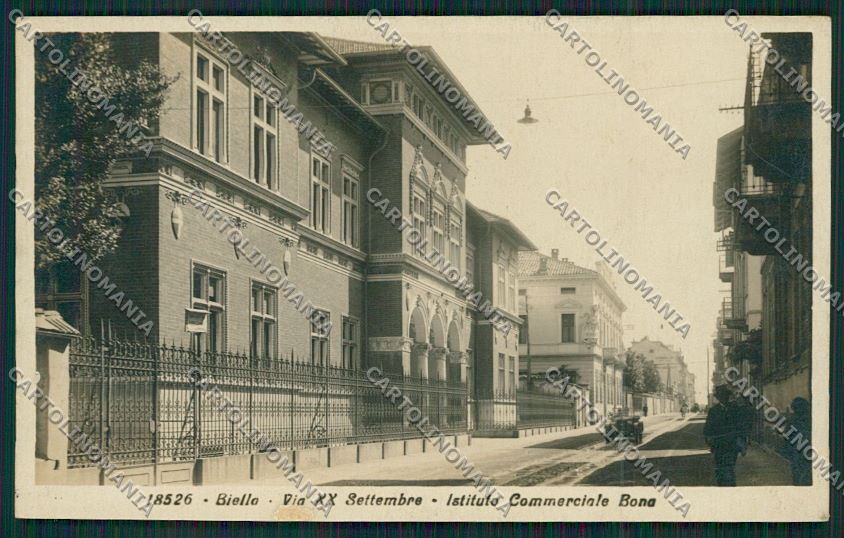 Biella città Foto cartolina QQ6286 – fronte