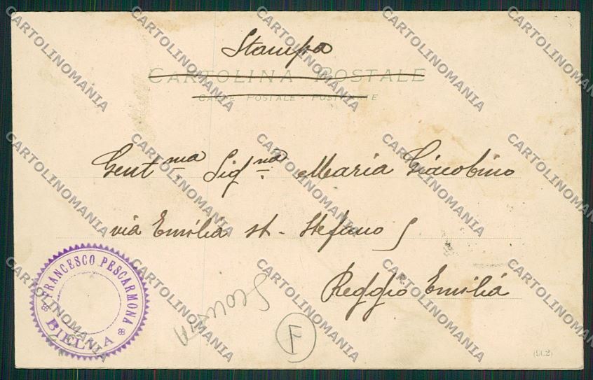 Biella città SCOLLATA cartolina QQ6297 – retro