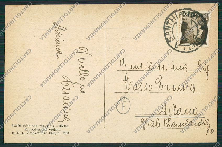 Biella città Poste cartolina QQ6300 – retro