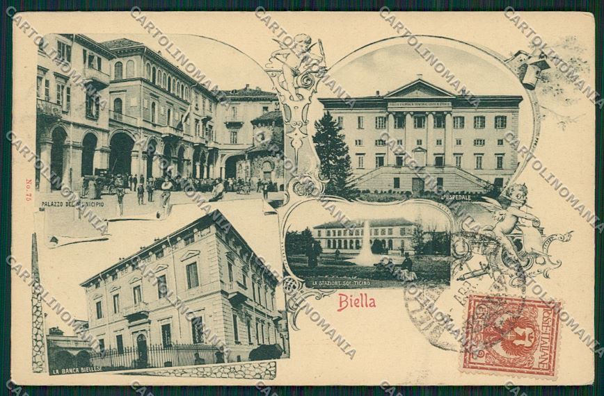 Biella città cartolina QQ6302 – fronte