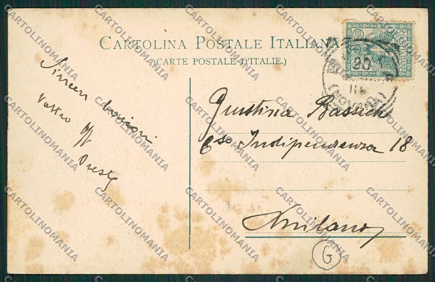 Biella città cartolina QQ6304 – retro