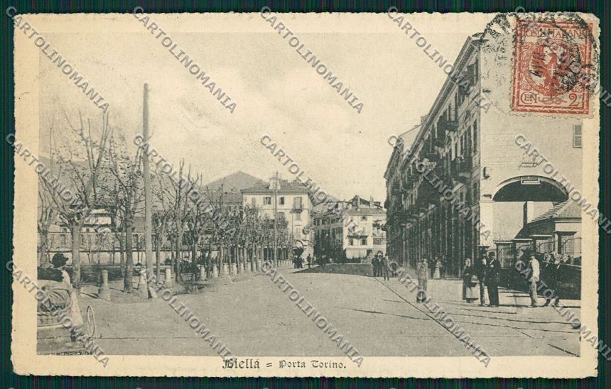 Biella città cartolina QQ6310 – fronte