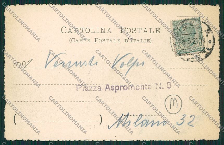 Biella città Porta Piazzo cartolina QQ6316 – retro