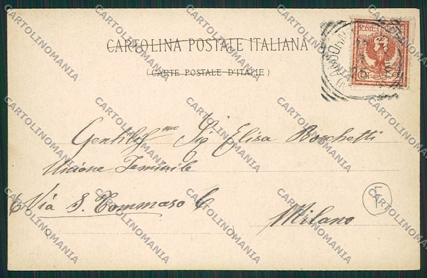 Biella costumi cartolina QQ6342 – retro