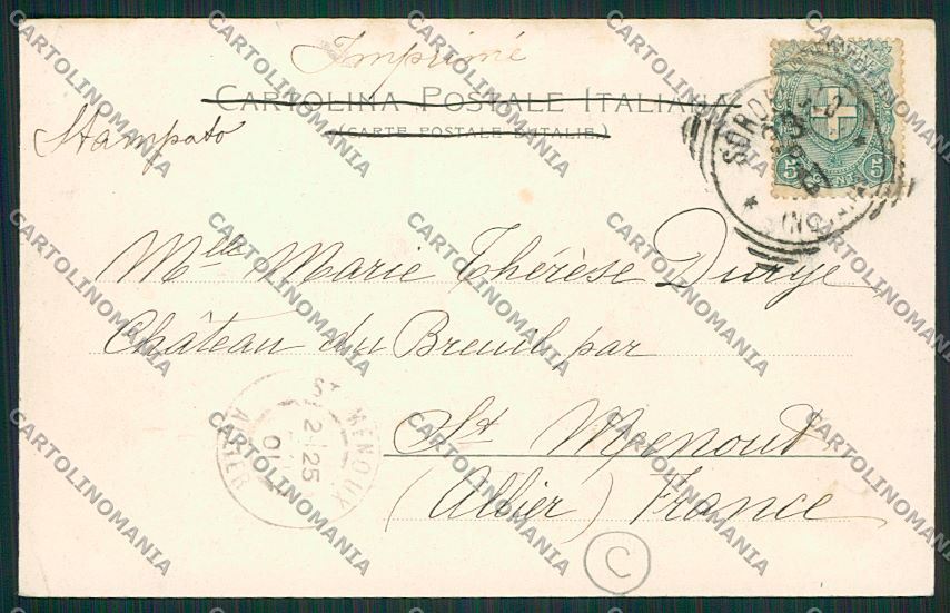 Biella Andorno Valle Saluti da cartolina QQ6345 – retro