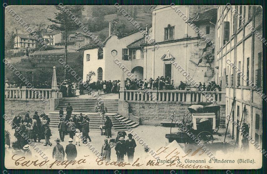 Biella Andorno Valle cartolina QQ6355 – fronte