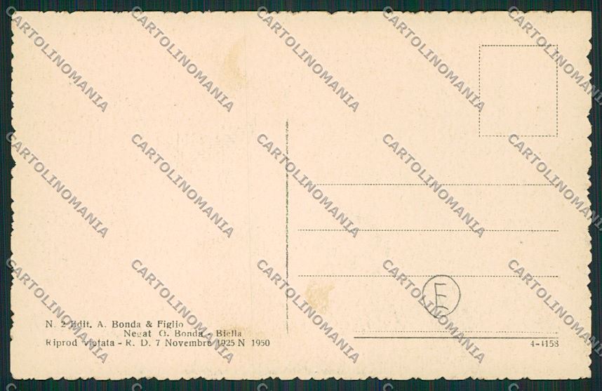 Biella Campiglia Cervo cartolina QQ6362 – retro