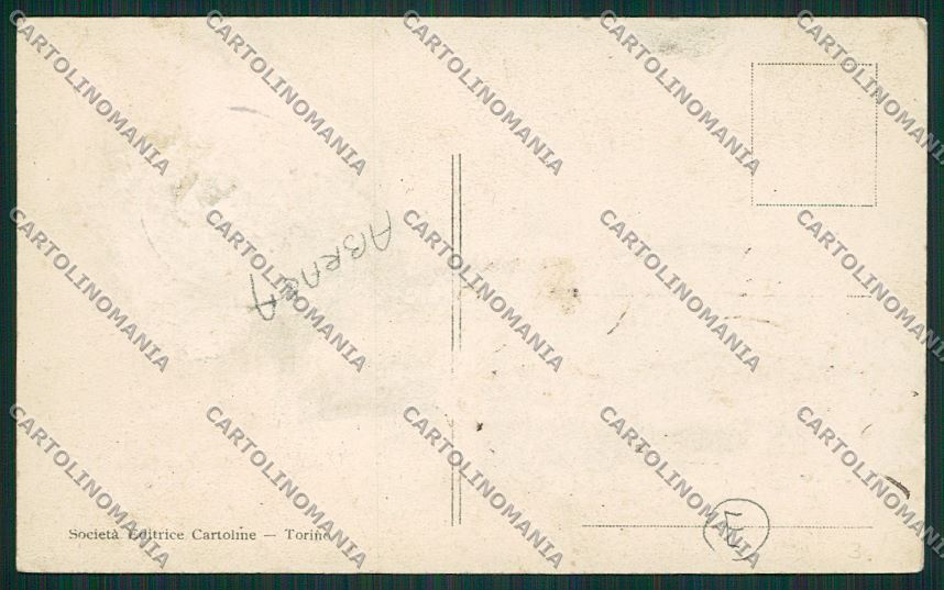 Biella Campiglia Cervo ABRASA cartolina QQ6363 – retro