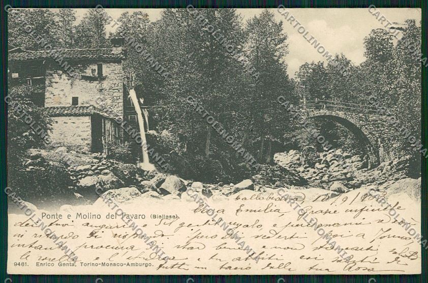 Biella Favaro cartolina QQ6368 – fronte