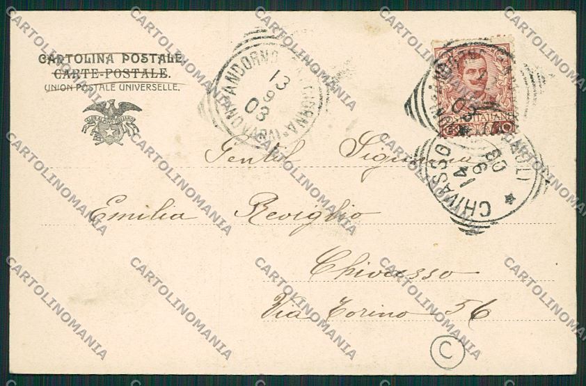 Biella Favaro cartolina QQ6368 – retro