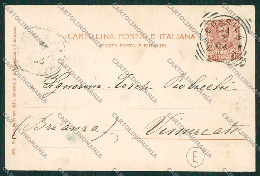 Biella Cossila cartolina QQ6374 – retro