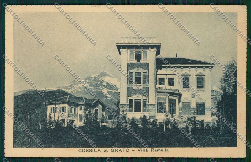 Biella Cossila cartolina QQ6377 – fronte