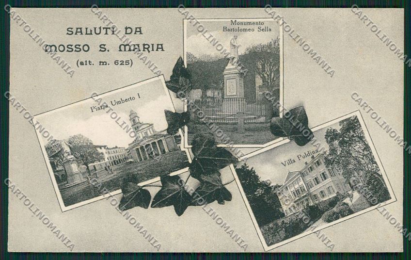 Biella Mosso Santa Maria Saluti da cartolina QQ6397 – fronte