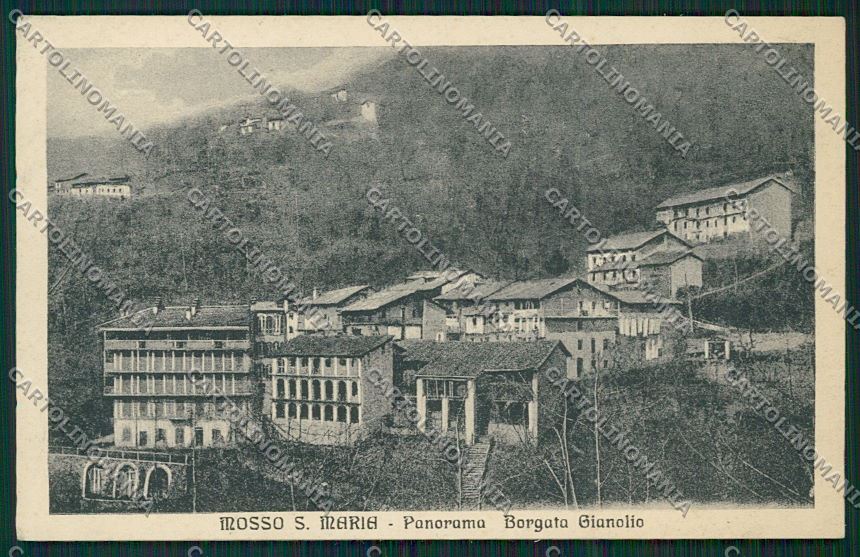 Biella Mosso Santa Maria cartolina QQ6401 – fronte