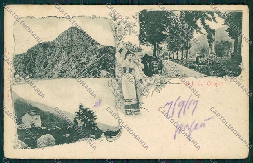 Biella Oropa Saluti da cartolina QQ6442 – fronte
