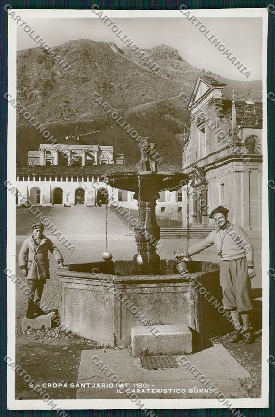 Biella Oropa Santuario Foto cartolina QQ6450 – fronte