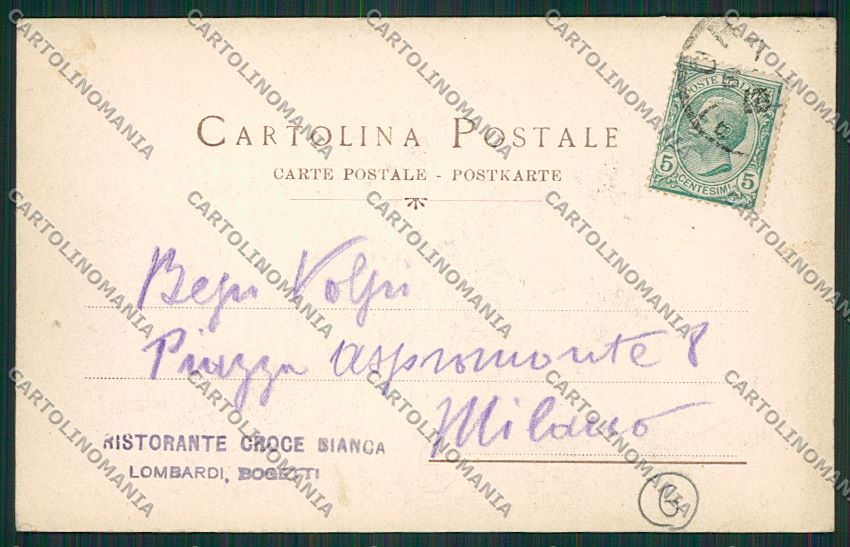 Biella Oropa cartolina QQ6454 – retro