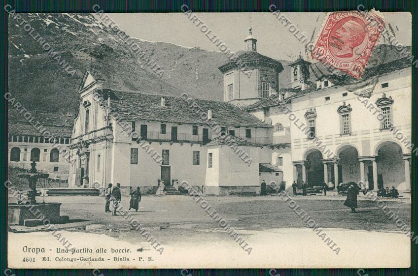 Biella Oropa cartolina QQ6455 – fronte