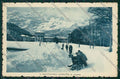 Biella Oropa Santuario Nevicata cartolina QQ6463 – fronte