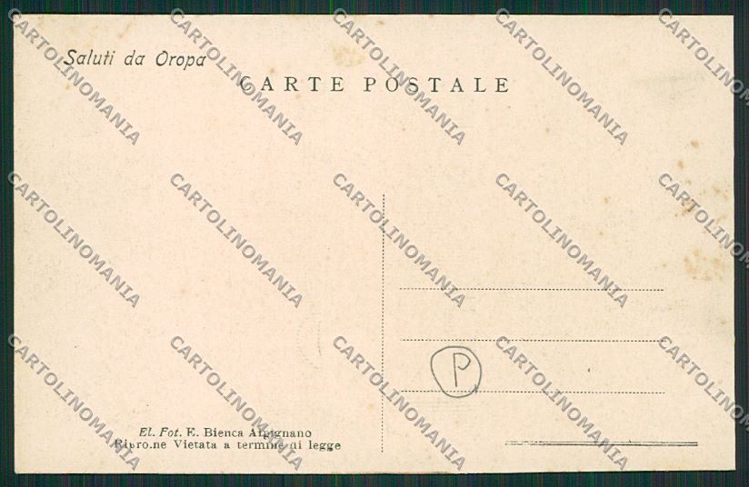 Biella Oropa cartolina QQ6469 – retro