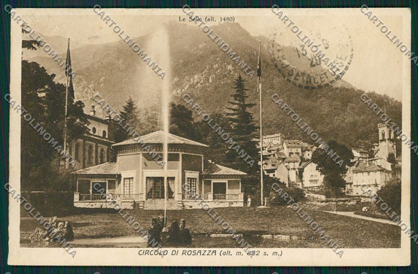 Biella Rosazza cartolina QQ6482 – fronte