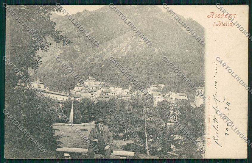 Biella Rosazza cartolina QQ6486 – fronte