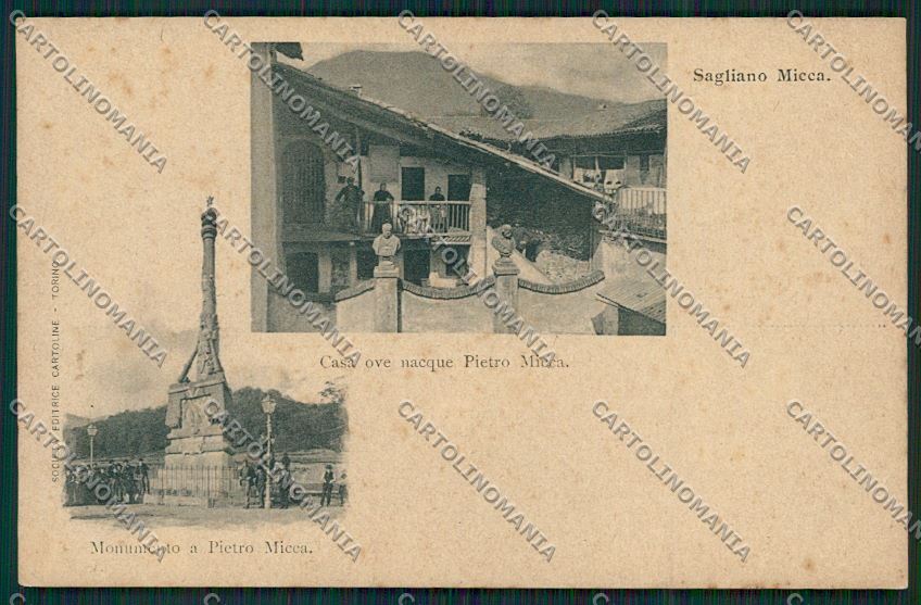 Biella Sagliano Micca cartolina QQ6490 – fronte
