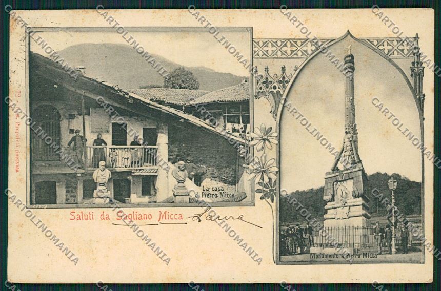 Biella Sagliano Micca cartolina QQ6491 – fronte