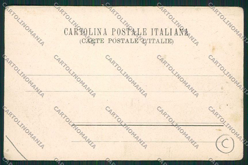 Biella Sordevolo Nevicata PIEGA cartolina QQ6501 – retro