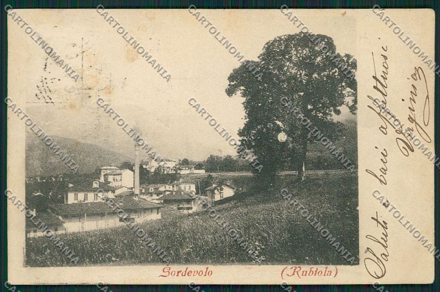 Biella Sordevolo PIEGA cartolina QQ6502 – fronte