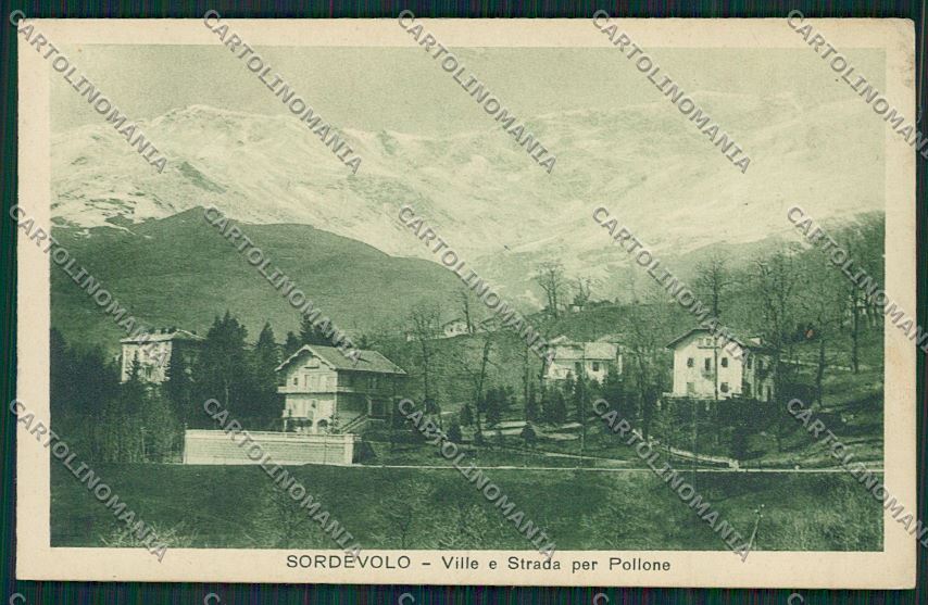 Biella Sordevolo cartolina QQ6505 – fronte