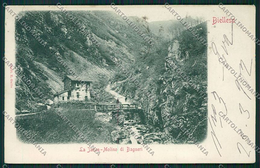 Biella Molino Bagneri cartolina QQ6526 – fronte