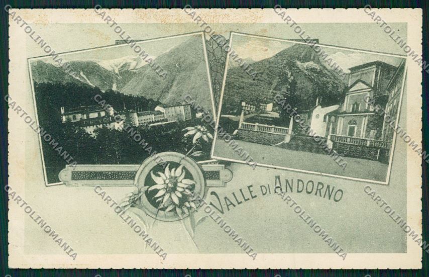 Biella Valle Andorno PIEGHE cartolina QQ6527 – fronte