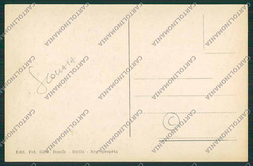 Biella Zubiena SCOLLATA cartolina QQ6533 – retro