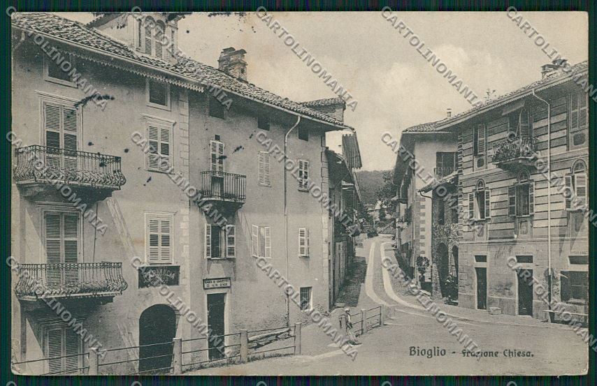 Biella Bioglio Chiesa cartolina QQ6570 – fronte