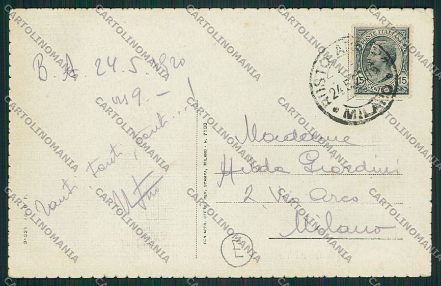 Varese Busto Arsizio cartolina QQ6594 – retro