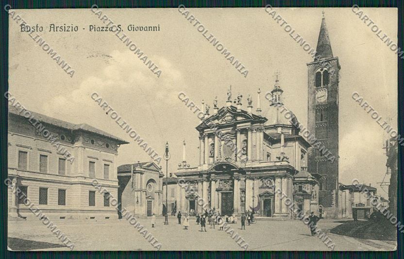 Varese Busto Arsizio SCOLLATA cartolina QQ6598 – fronte