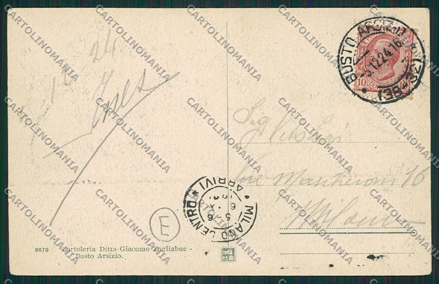 Varese Busto Arsizio Stazione cartolina QQ6614 – retro