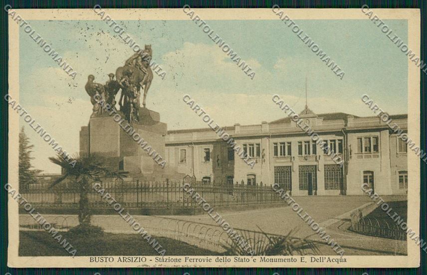 Varese Busto Arsizio Stazione cartolina QQ6615 – fronte